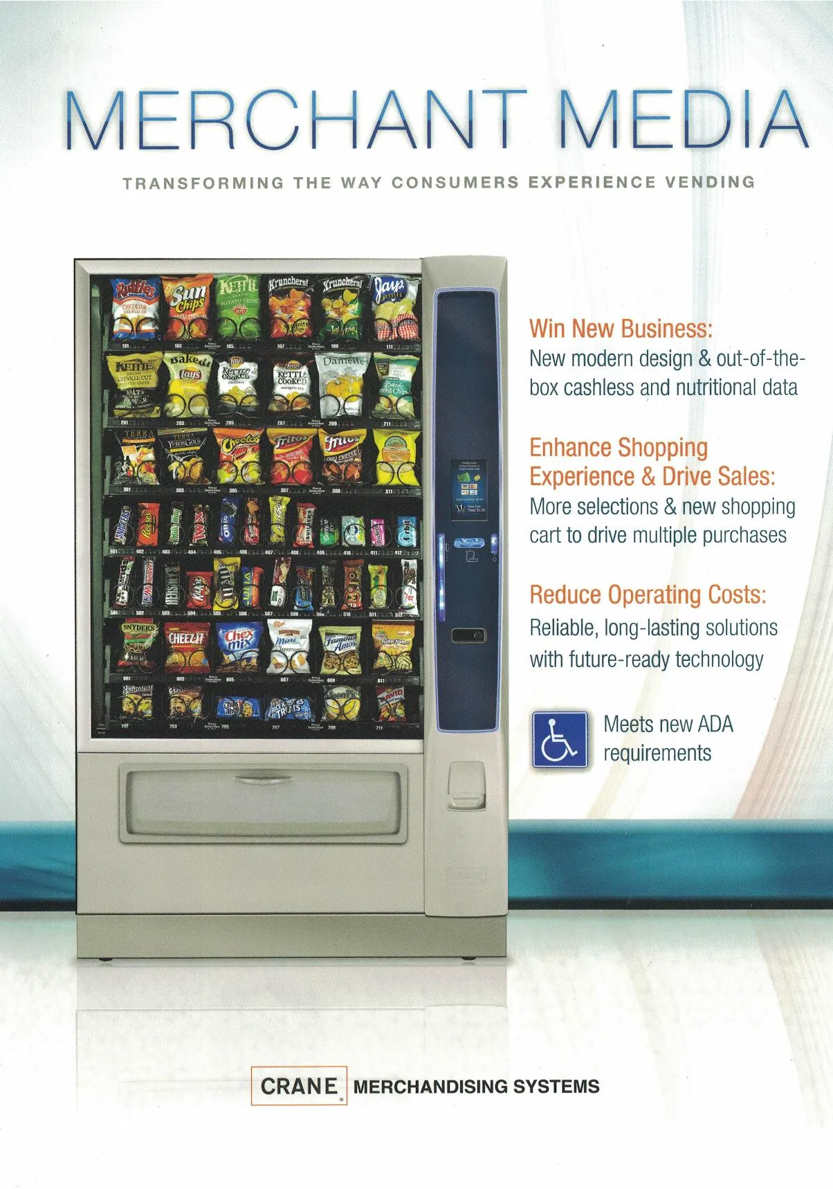 A vending machine with many different types of snacks.